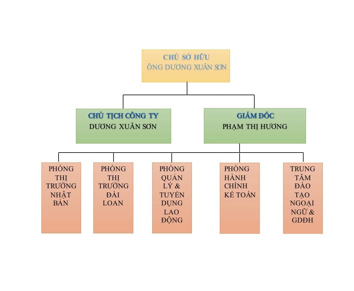 Cơ cấu tổ chức công ty Travicomex ISC