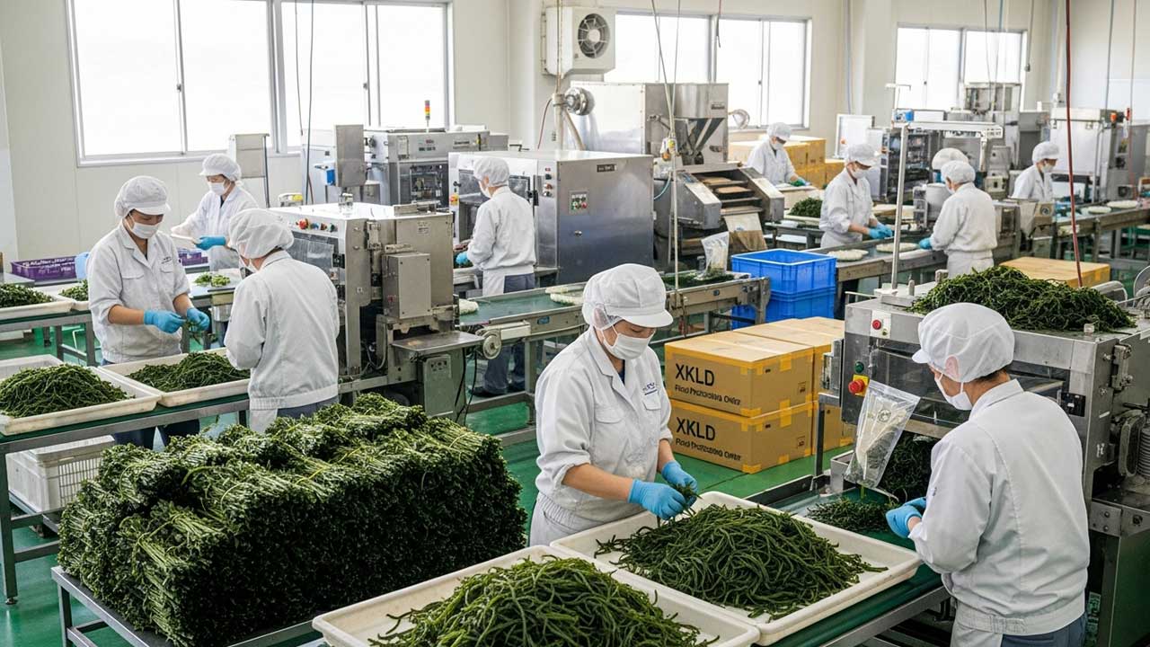 Đơn hàng TTS chế biến thực phẩm (chế biến rong biển) tại Saitama