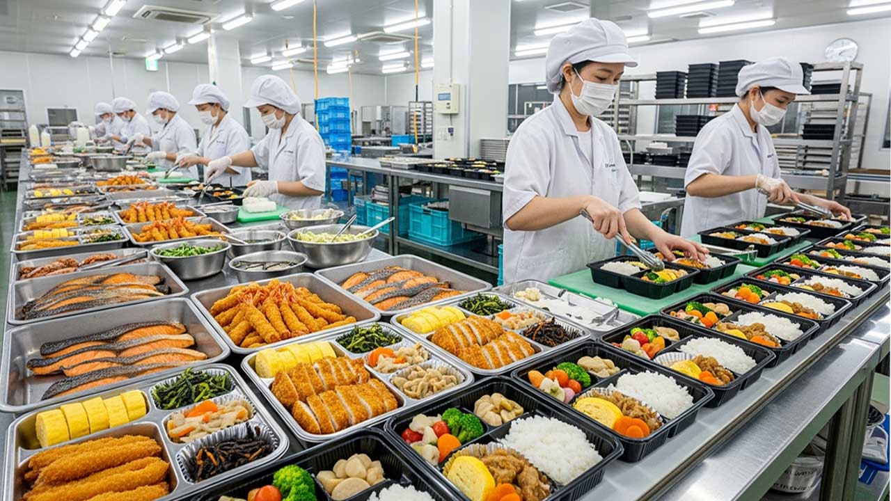 Đơn hàng TTS chế biến thực phẩm (cơm hộp) tại Aichi