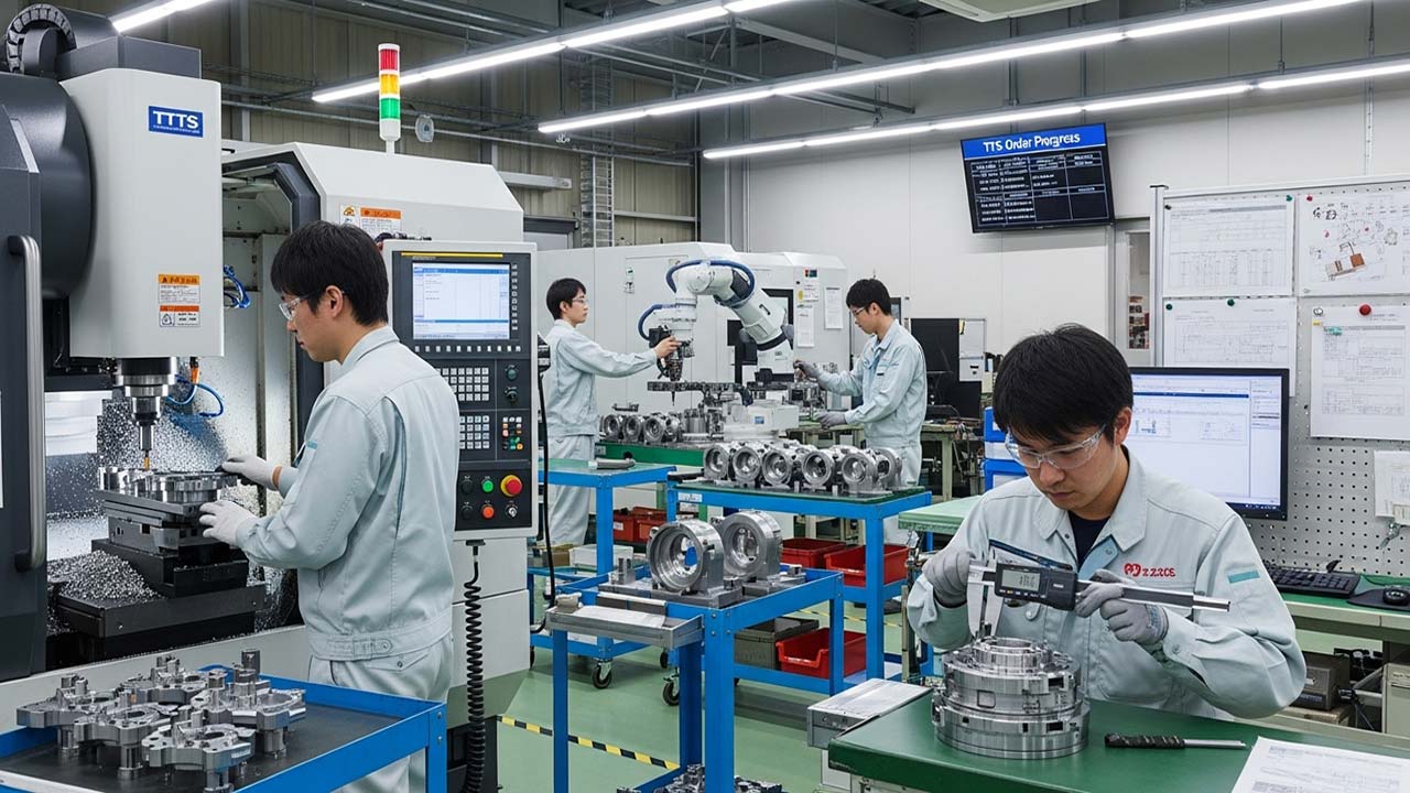 Đơn hàng TTS cơ khí chế tạo (gia công cơ khí) tại Osaka