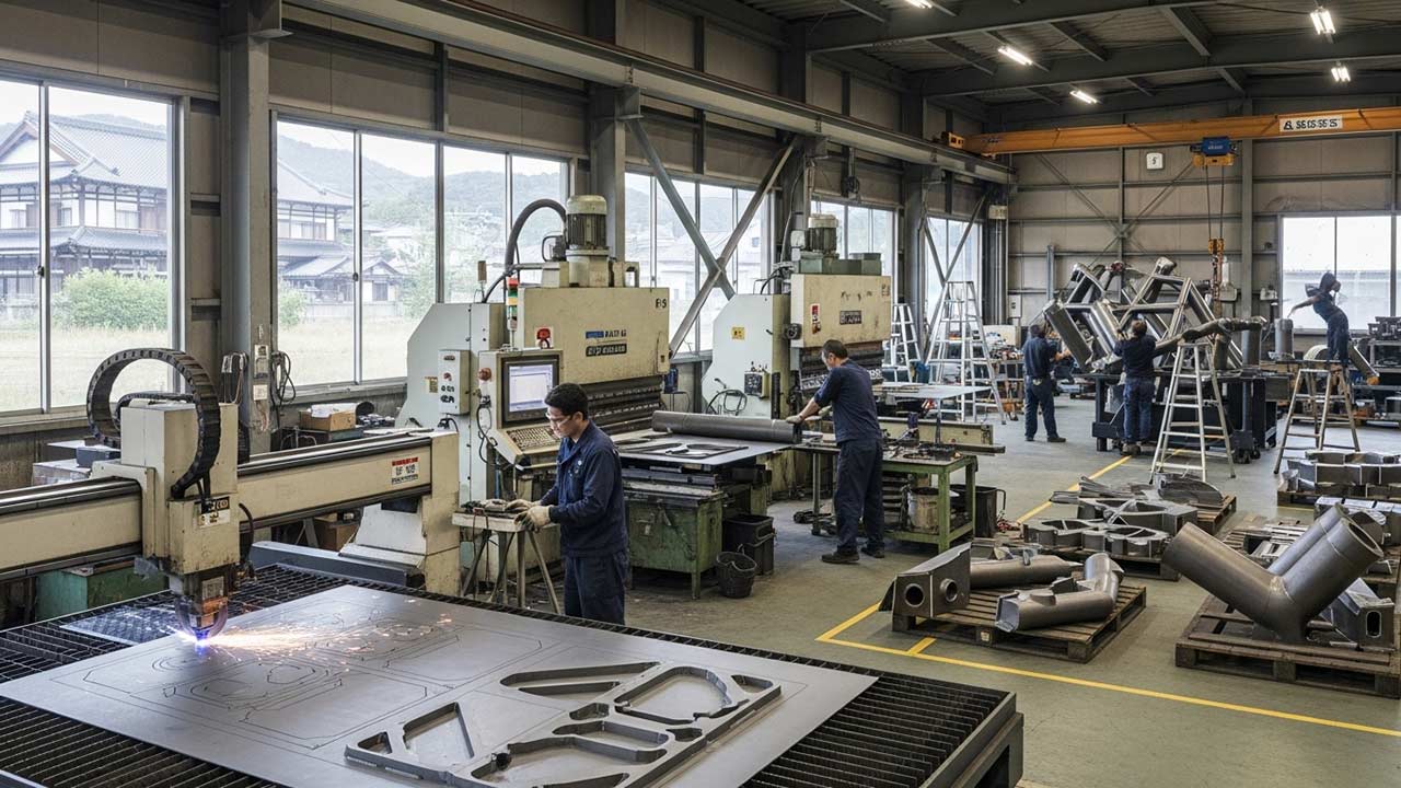 Đơn hàng TTS cơ khí chế tạo (Gia công, lắp ráp, sử dụng máy cắt, máy uốn) tại Nara