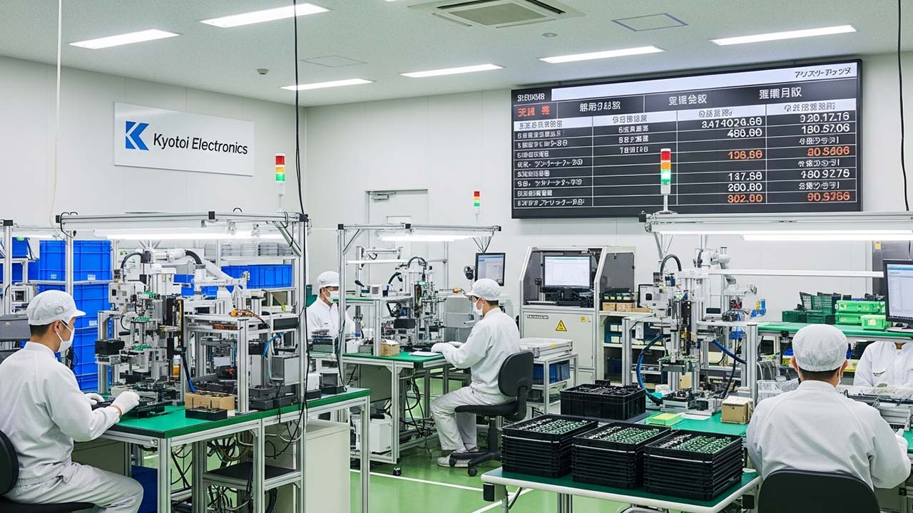 Đơn hàng TTS điện tử (sản xuất linh kiện tai nghe) tại Kyoto