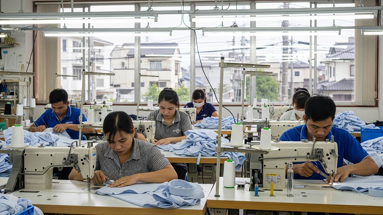 Đơn hàng TTS may mặc (may áo sơ mi) tại Kanagawa