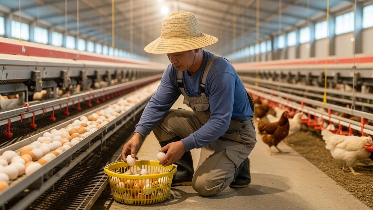 Đơn hàng TTS nông nghiệp chăn nuôi, nhặt trứng gà tại Osaka